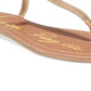 American Rag Women's Synthetic Flip Flops Gold Size 5.5 M