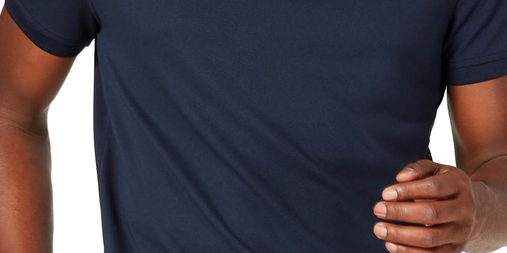 Tommy Hilfiger Men's Custom-Fit Cotton Polo Navy Size 2XL