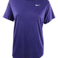 Nike Women's Plus Size Dry Legend T-Shirt Purple Size 2X