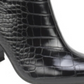 Seven Dials Women's  Felicia Booties  Black Croc  Size 8.5 M