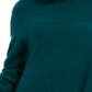 Style & Co Women's  Exposed-Seam Mock-Neck Tunic Sweater  Green Size 2XL