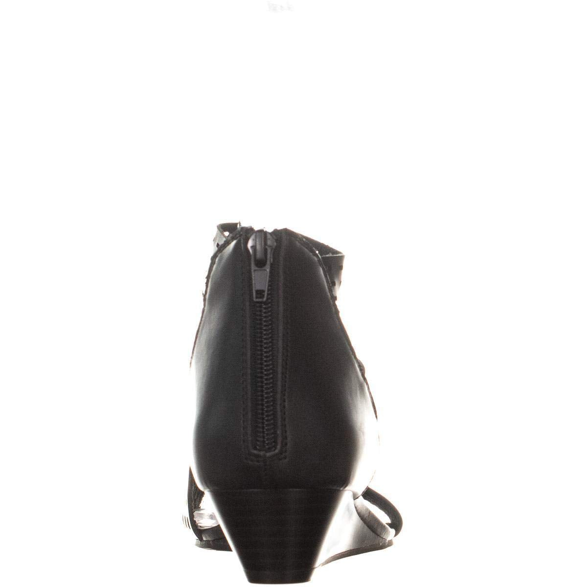 Style & Co Women's Giordi Open Toe Casual Platform Sandals Black Size 8.5 M