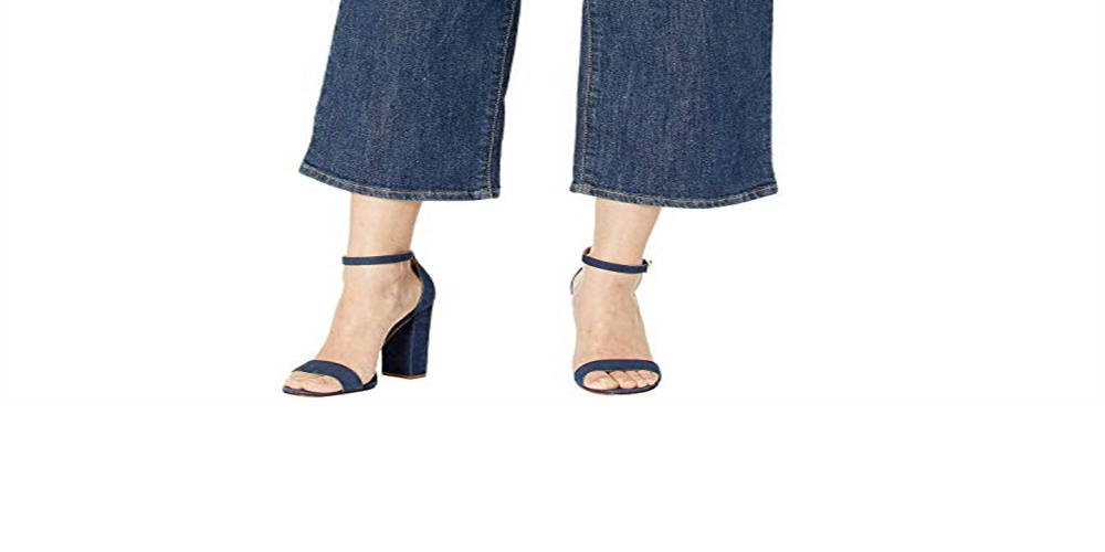 Levi's Women's Mile High Wide Leg Belted Jeans Blue Size  31X25