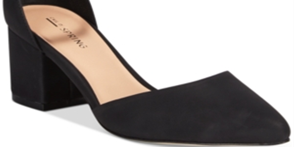 Call It Spring Women's Trivio Leather Closed Toe Ankle Strap Sandal Black Size 9