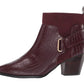Bella Vita Women's Elektra Ii Booties Burgundy Size 7.5W