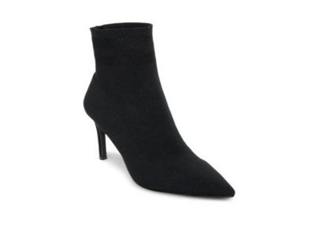 Steve Madden Women's Cookie Fabric Pointed Toe Black Size 7.5 M