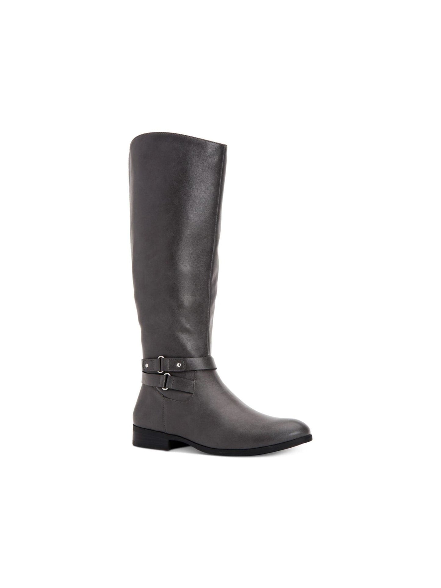 Style & Co. Women's Kindellp Fabric Closed Toe Knee High Fashion Boots Gray Size 7