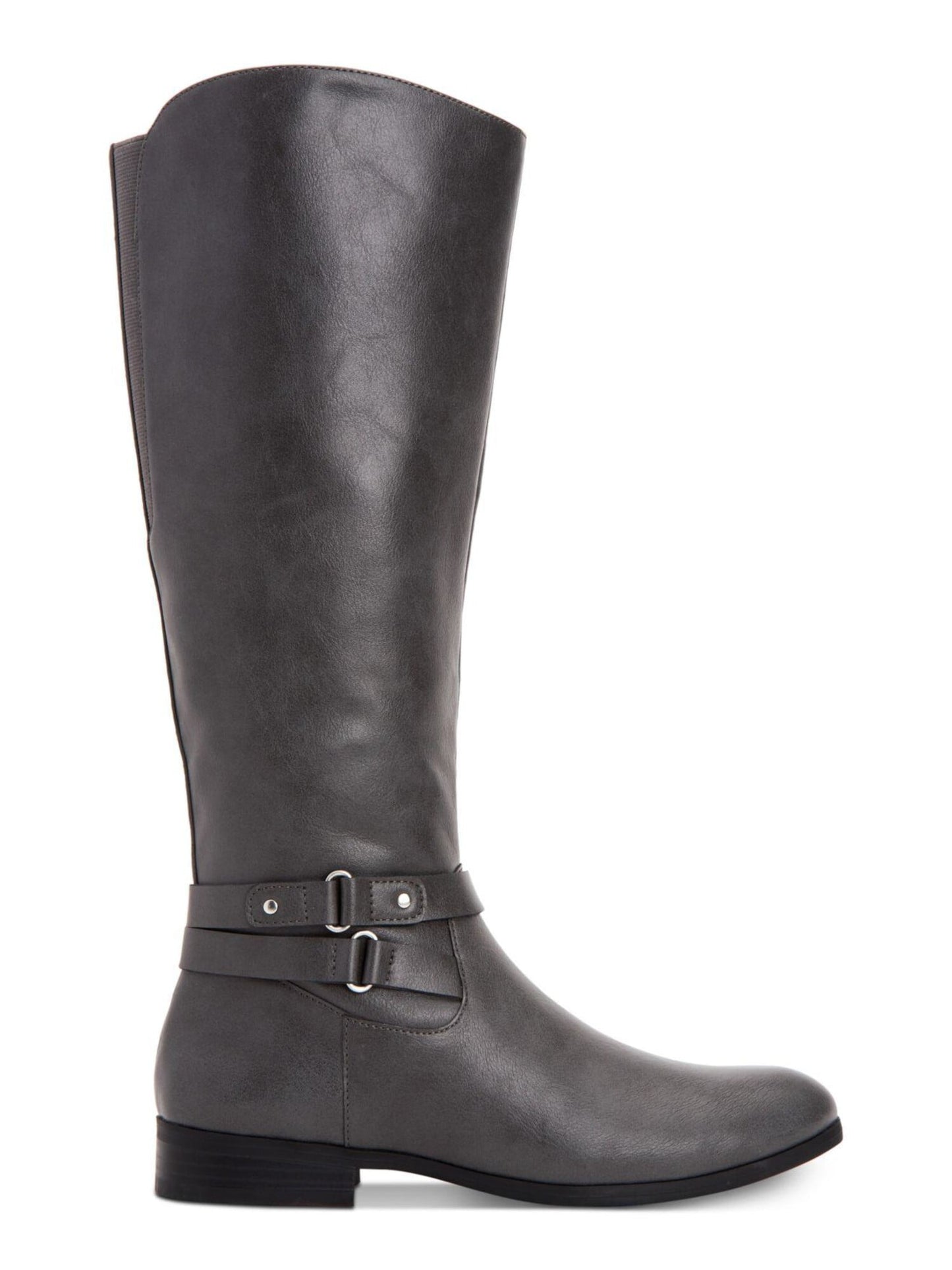 Style & Co. Women's Kindellp Fabric Closed Toe Knee High Fashion Boots Gray Size 7