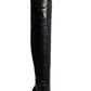 Steve Madden Women's Winnie Harlow Over the Knee Boot Black Size 7 M