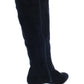 Style & Co. Women's Finnly Suede Almond Toe Mid-Calf Fashion Boots Black Size 6.5 M