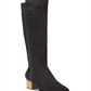 Style & Co. Women's Finnly Suede Almond Toe Mid-Calf Fashion Boots Black Size 6.5 M