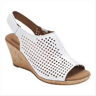 Rockport Women's  Briah Perf Sling White Size -9.5W
