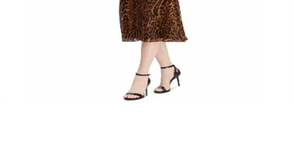 Ralph Lauren Women's Ocelot Print Georgette Dress Brown Size 18