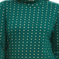 Karen Scott Women's Snowflake Dot Printed Mock-Nec Spruce Night Size M