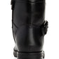 Giani Bernini Women's Naomii Lug Leather Closed Toe Ankle Fashion Boots Black Size 10 M