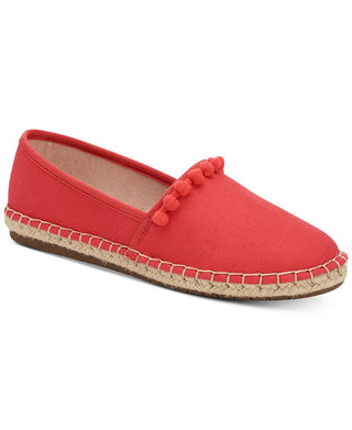 Charter Club Womens Joeey Fabric Closed Toe Espadrille Flats Orange Size 5 M