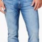 Guess Men's Light Blue Slim Straight Fit Stretch Jeans Light Blue Size 38X30