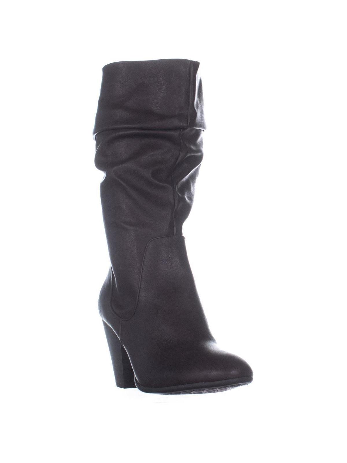 Esprit Women's Oliana Memory-Foam Mid-Shaft B Dark Brown Size 8M