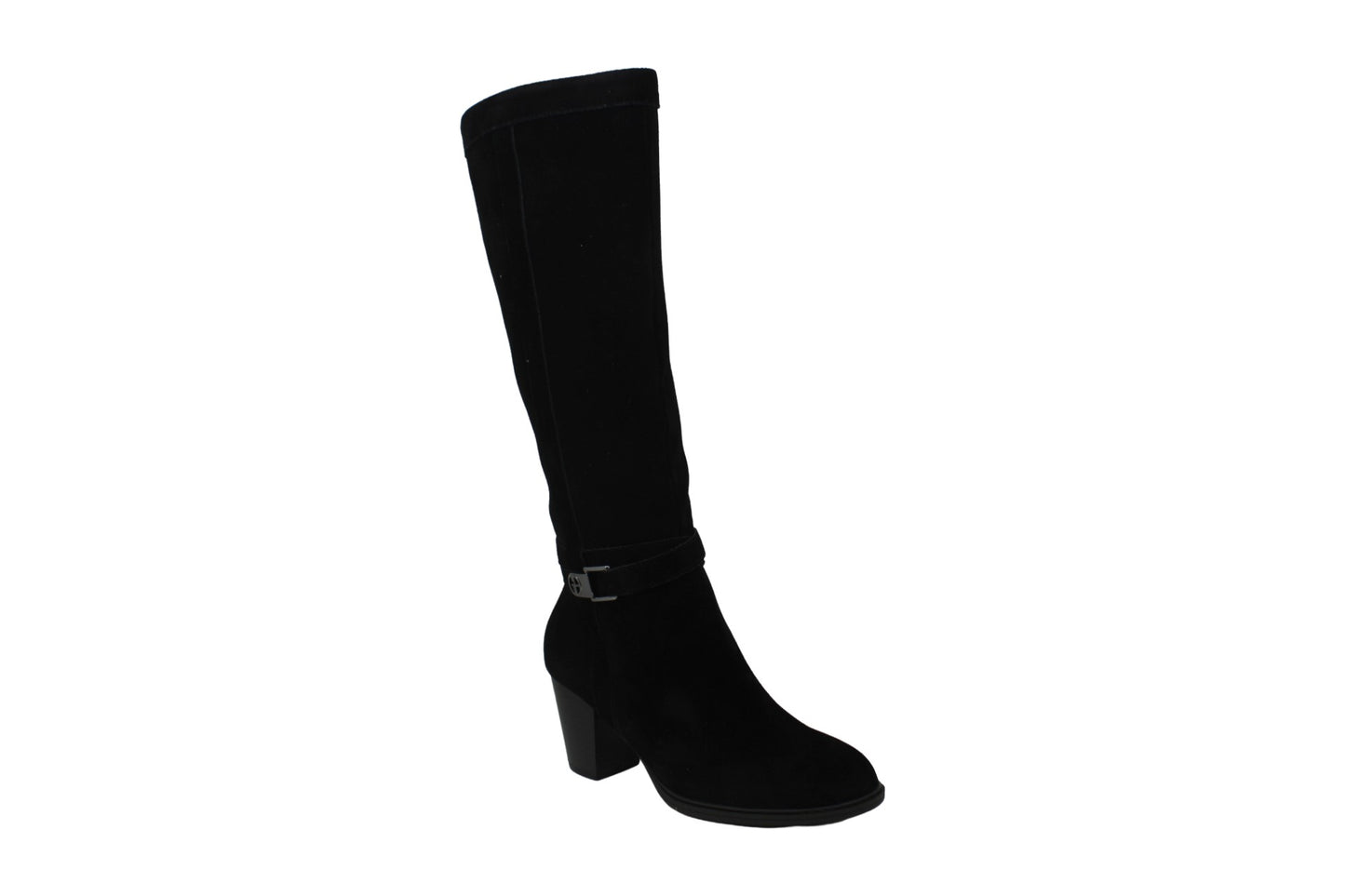 Giani Bernini Women's Almond Toe Knee High Fashion Boots Black Size 7 M