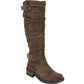 Carlos by Carlos Santana Women's  Sabina Knee High Boot Brown Size 5 M