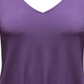 JM Collection Women's Tie-Front Top  Purple Size Large