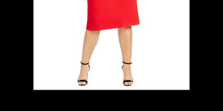 Calvin Klein Plus New V-Neck Sheath Dress Choose Red Size 20W