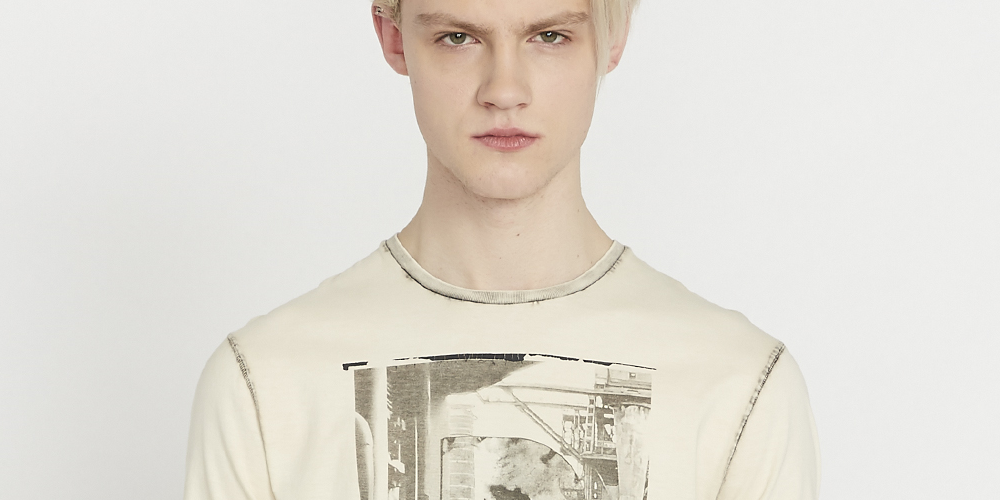 Buffalo David Bitton Tonew Tee White Size XX-Large