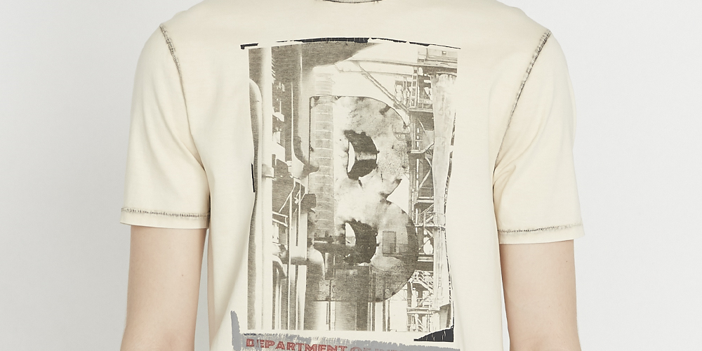 Buffalo David Bitton Tonew Tee White Size XX-Large