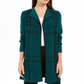 Charter Club Women's Petite Open-Front Cardigan  Balsam Green Size Petite M