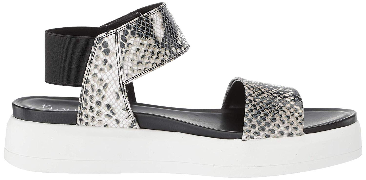 Franco Sarto Women's Sandals Kana Leather Sandal  Brown Size 8.5 M