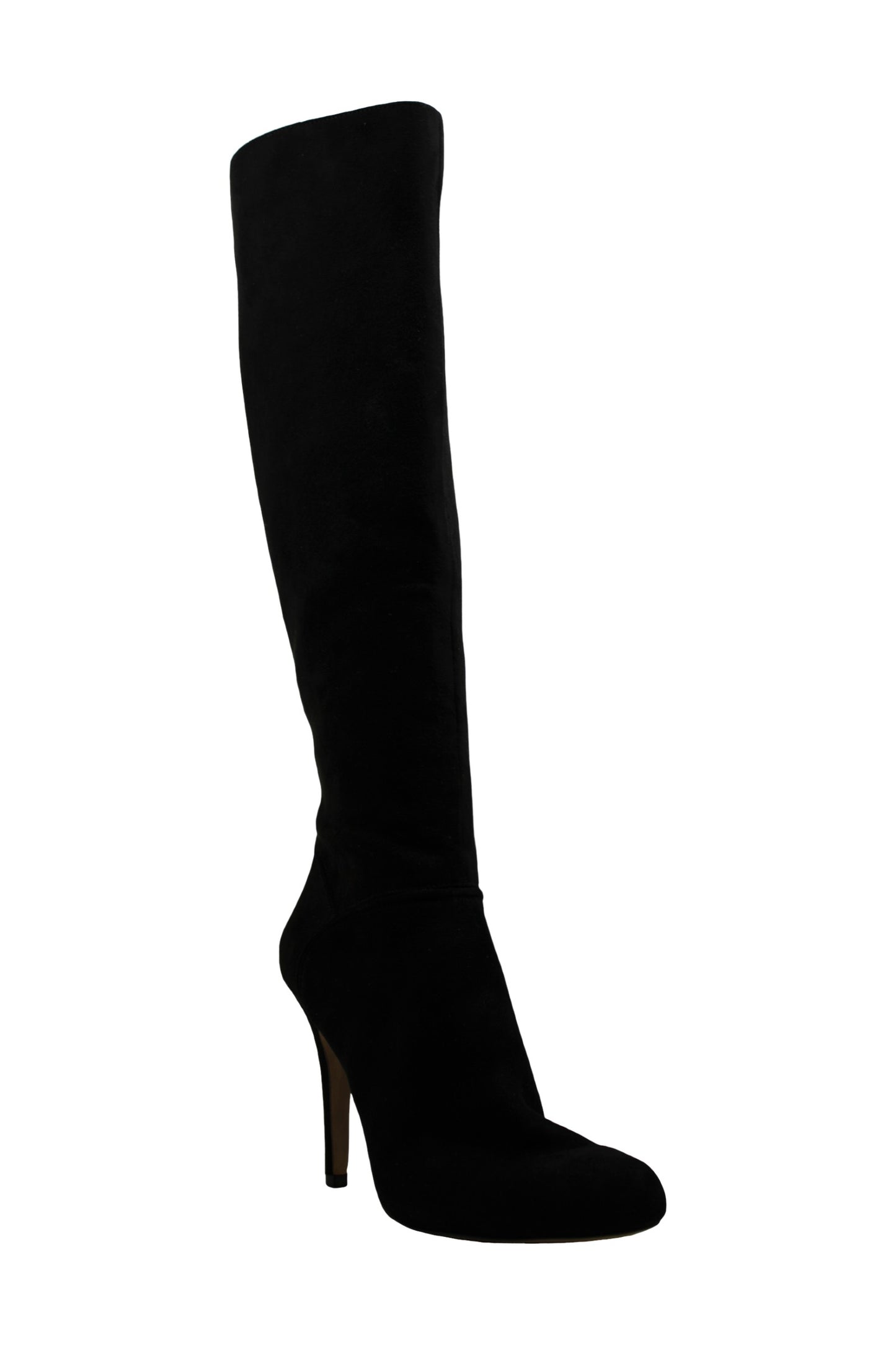 INC International Concepts Women's Taisa Fabric Pointed Toe Knee High Fashion Boots Black Size 7 M
