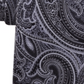 Michael Kors Men's Neck Tie Silk Paisley -Black One Size