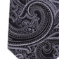 Michael Kors Men's Neck Tie Silk Paisley -Black One Size