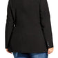 City Chic Trendy Women's Plus Size Simply Suited One-Button Jacket Black Size 18W