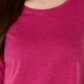 Style & CO Women's Stretch Flat Front Long Sleeve Jewel Neck Tunic Top  Pink Size Large