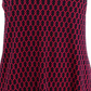 Tommy Hilfiger Women's Printed Ruched Sleeve Top Red Size X-Large