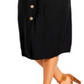 City Chic Women's Plus V Neck Casual MIDI Dress Black Size 18W