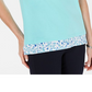 Karen Scott Women's Layered Look Top Blue Size L