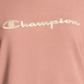 Champion Women's Heritage Cotton Mixed Texture Sweatshirt Pink