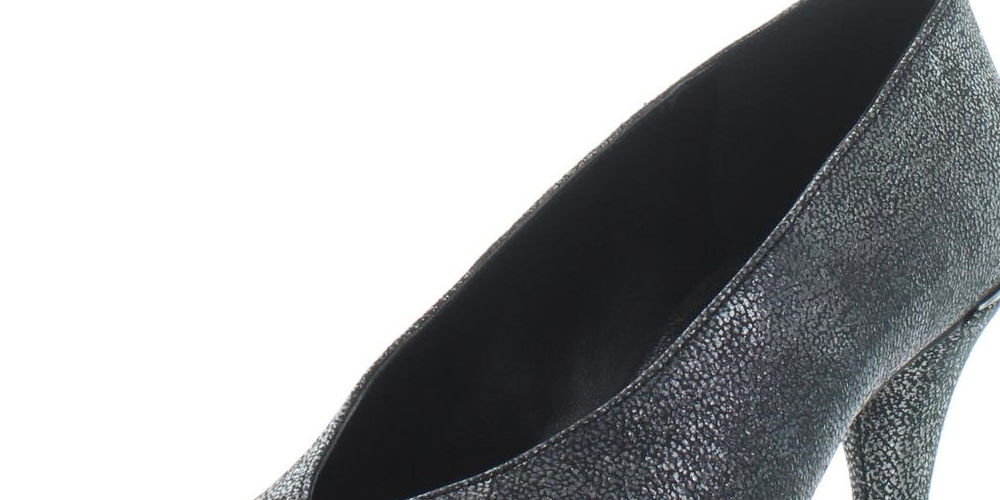 Michael Kors Women's Lizzy Leather Metallic Pumps Silver Size 7 M