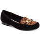 Charter Club Women's Alettee Square-Toe Loafers Shoes Black- Size 10 M