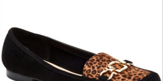 Charter Club Women's Alettee Square-Toe Loafers Shoes Black- Size 10 M