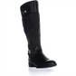Karen Scott Women's Deliee Almond Toe Knee High Black Size -7 WC