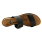 American Rag Women's Aeasten Open Toe Casual Slide Sandals Black Size 6.5 M