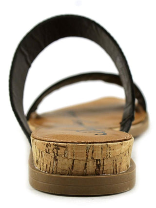 American Rag Women's Aeasten Open Toe Casual Slide Sandals Black Size 6.5 M