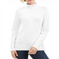Karen Scott Women's Cotton Turtleneck White Size XX-Large