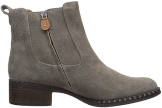 Gentle Souls Women's Best Buckle Chelsea Leather Closed Toe Ankle Fashion Boots Gray Size 5.5 M