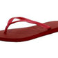 Havaiana Women's Slim Textured Thong Flip Flops Red Size -7/8 W