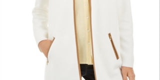 Charter Club Women's Milano Cotton Completer Sweater White Size Petite Medium