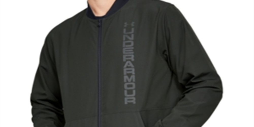 Under Armour Men's Essential Jachet Verde Shirt Green Size Medium